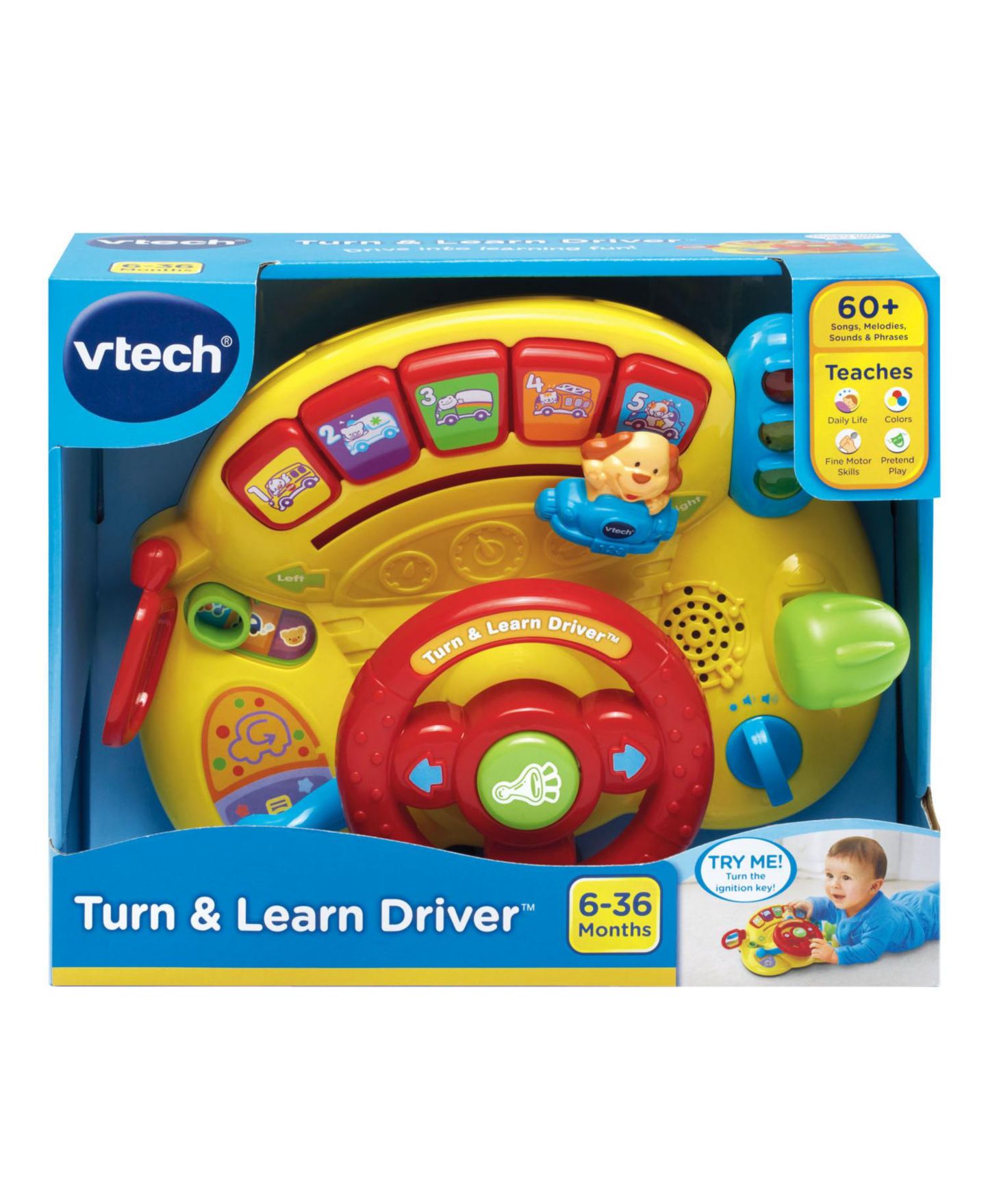Детская игрушка VTech Turn & Learn Driver™ — фото 2