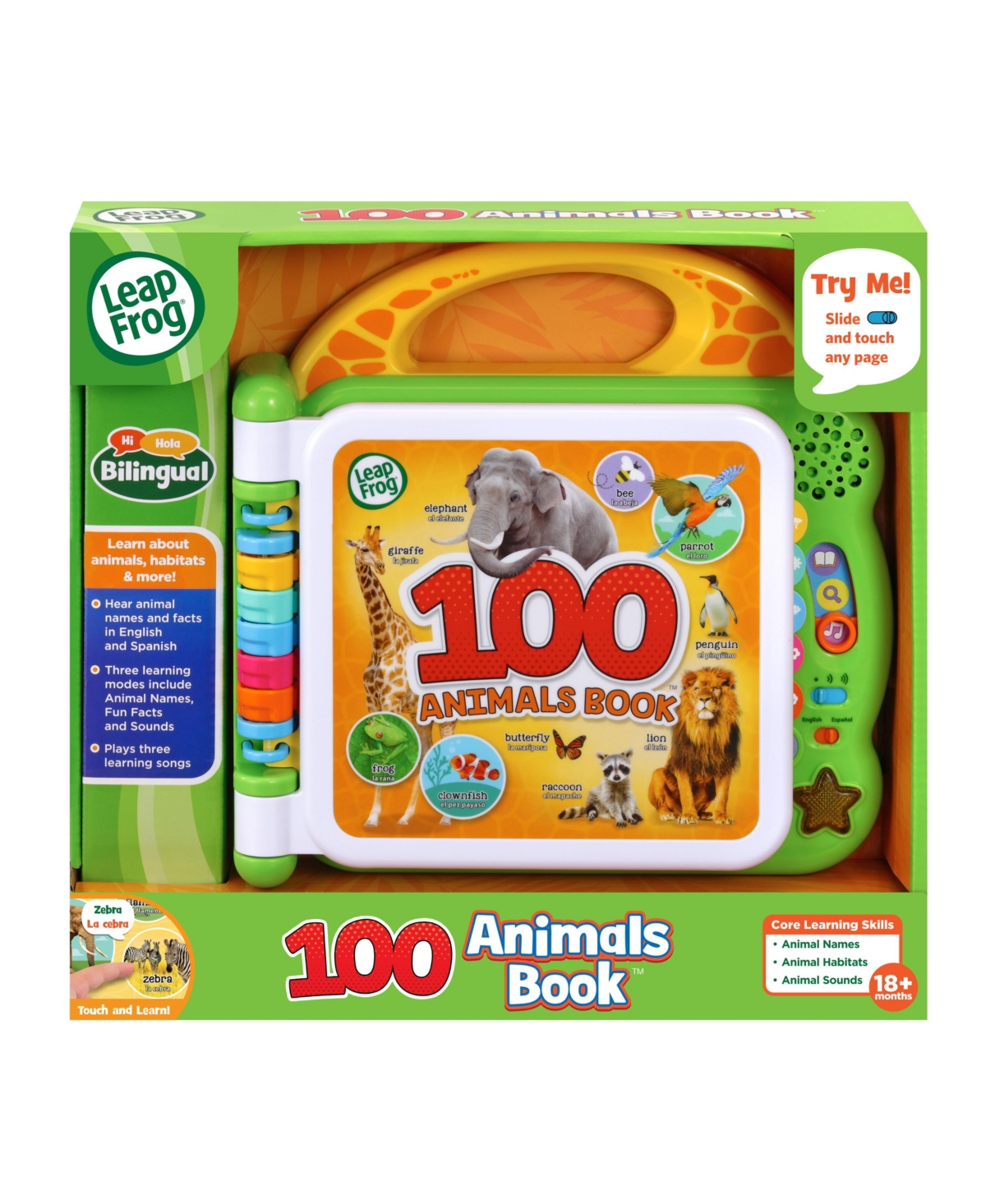 Shop Leapfrog 100 Animals Book In Multi Color