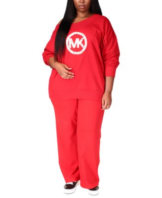 Michael Kors - Plus Size Off-The-Shoulder Sweatshirt