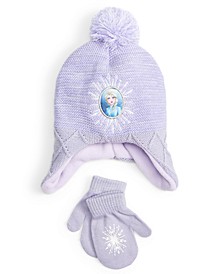 Little Girl Frozen Hat & Glove Set