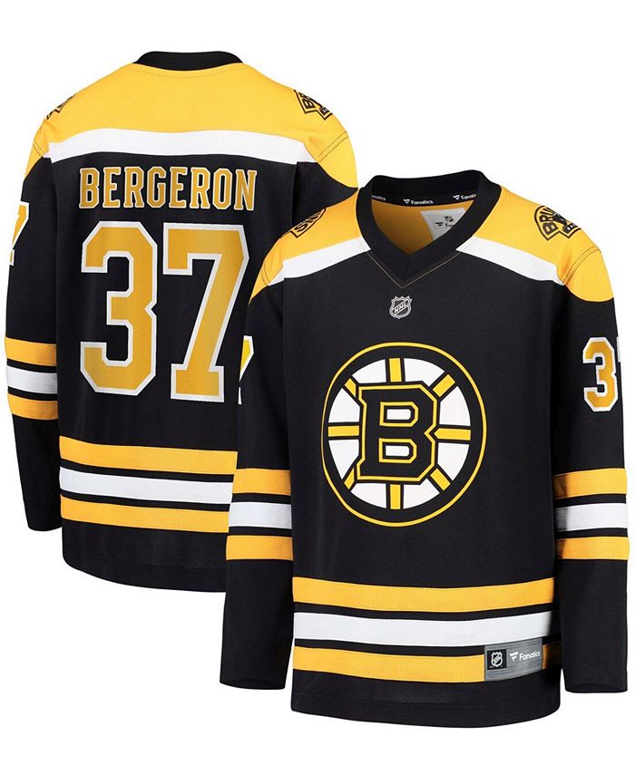 Reebok Men's Patrice Bergeron Boston Bruins Premier Jersey - Macy's