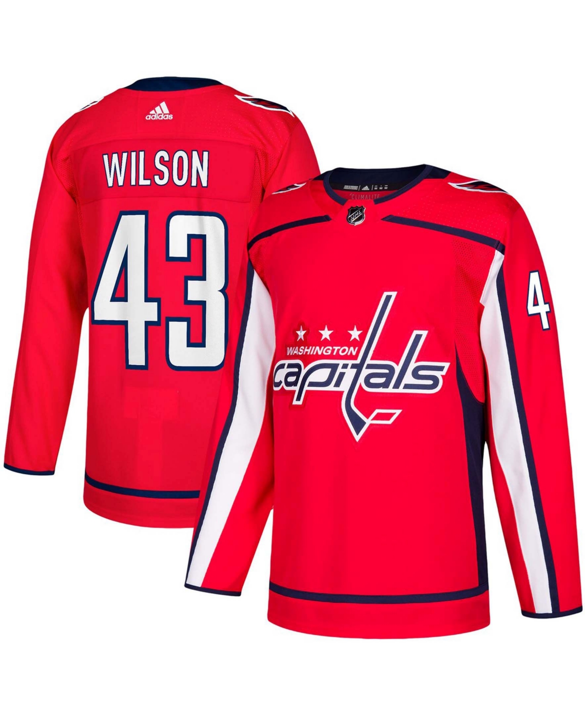 Men's Tom WilsonWashington Capitals Home Authentic Player Jersey - Red