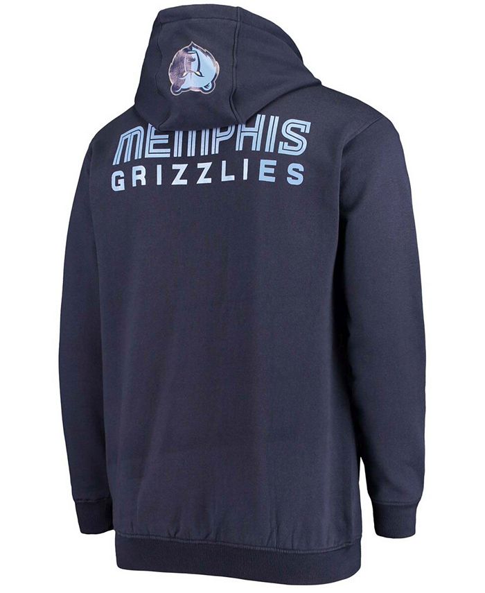 Fanatics Men's Ja Morant Navy Memphis Grizzlies Player Name and Number FullZip Hoodie Jacket