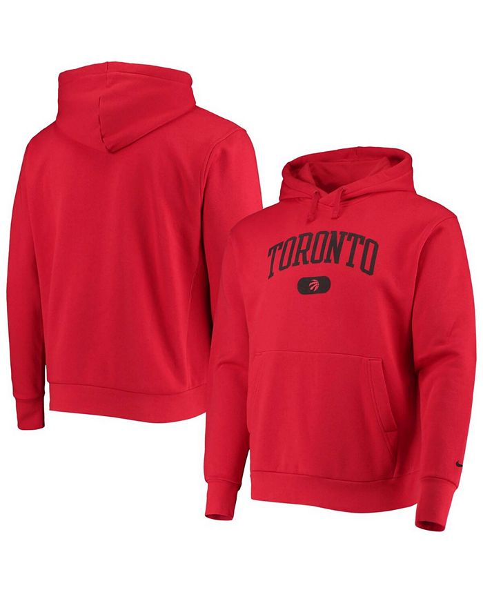 Nike Men's Red Toronto Raptors Heritage Essential Pullover Hoodie Macy's
