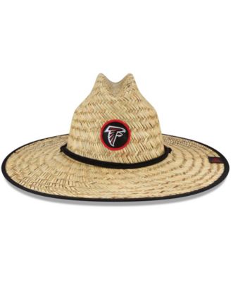 Men's Natural Atlanta Falcons 2021 NFL Training Camp Official Straw Lifeguard Hat