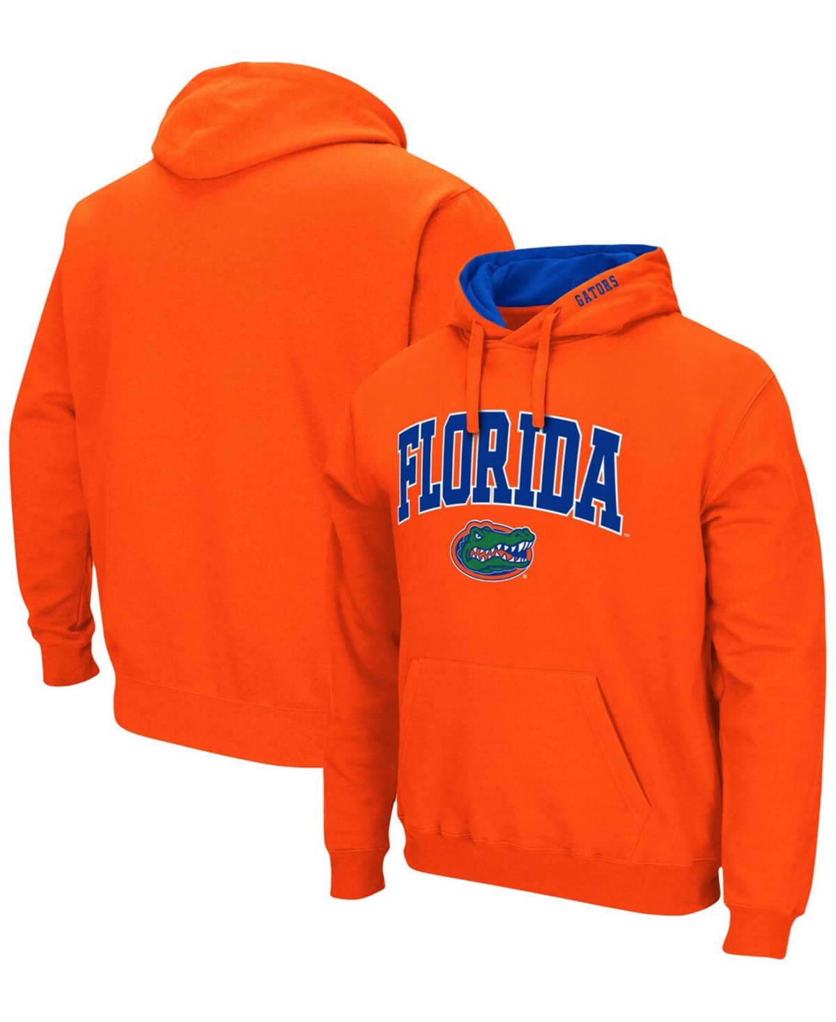 Colosseum Men's Orange Florida Gators Arch Logo 3.0 Pullover Hoodie