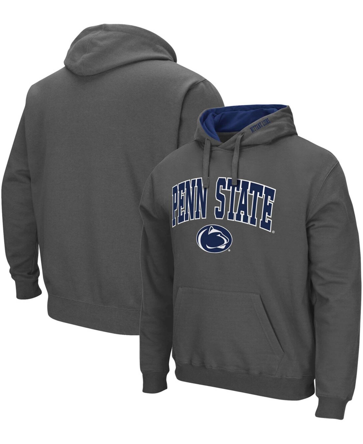 Shop Colosseum Men's Charcoal Penn State Nittany Lions Arch Logo 3.0 Pullover Hoodie
