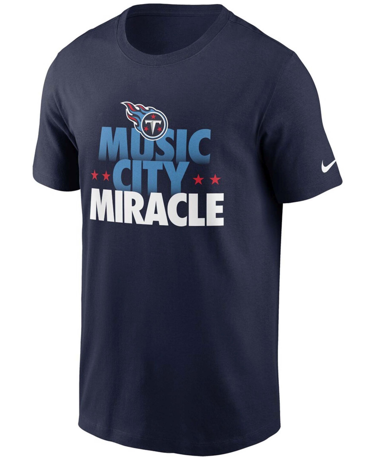 Men'sTennessee Titans Hometown Collection Music City T-shirt - Navy