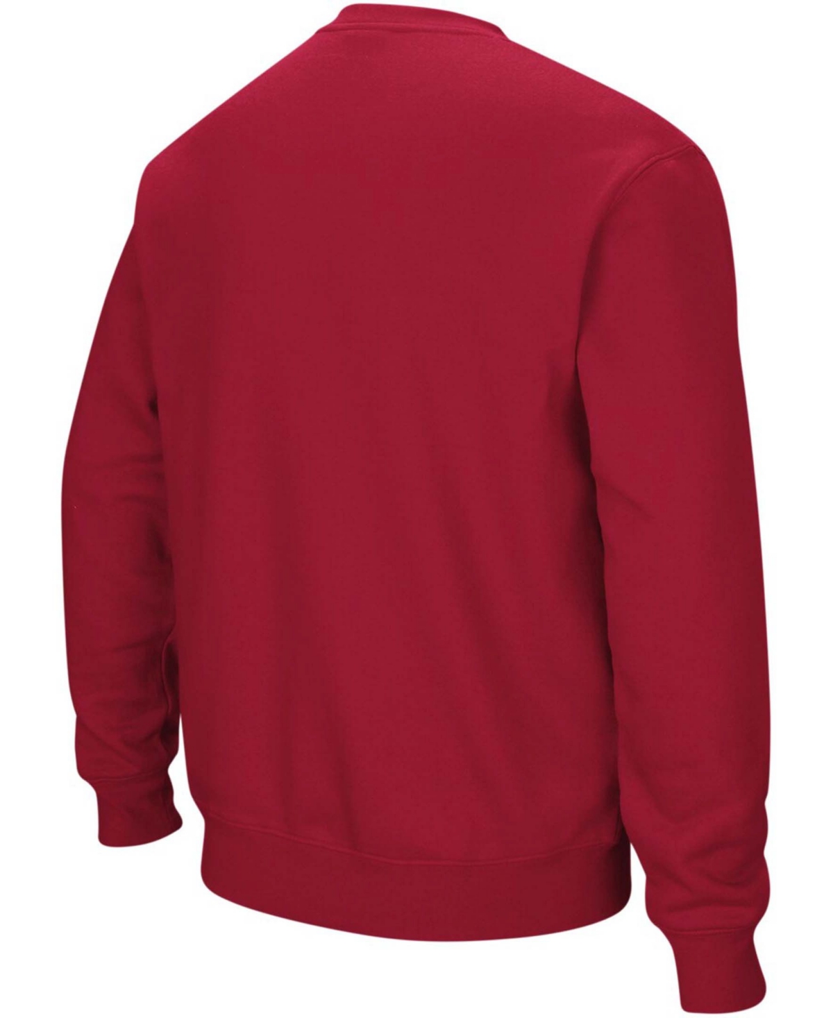 Shop Colosseum Men's Crimson Indiana Hoosiers Arch Logo Crew Neck Sweatshirt