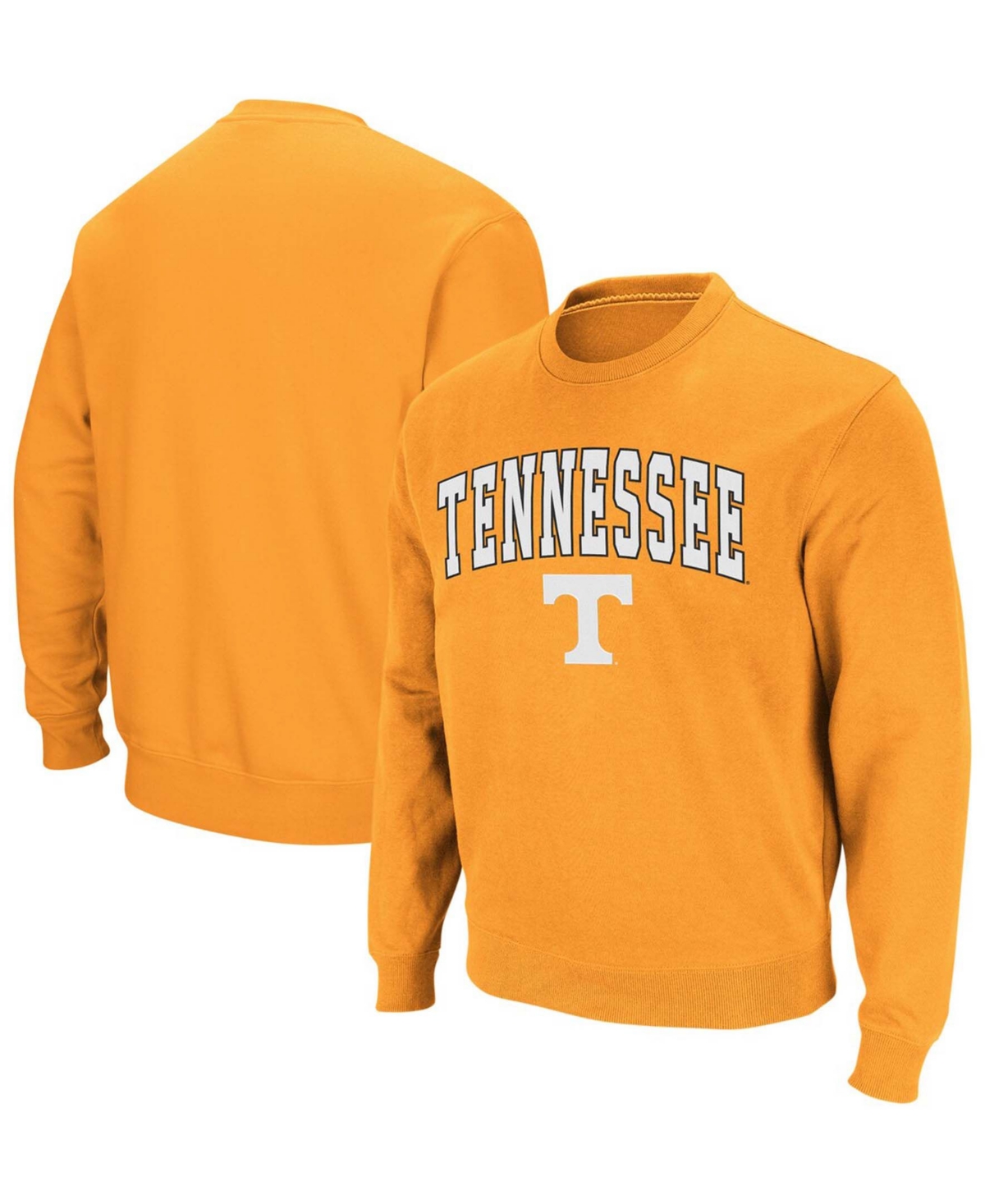 Colosseum Men's Tennessee Chattanooga Mocs Arch Over Logo Pullover Sweatshirt In Tennessee Orange