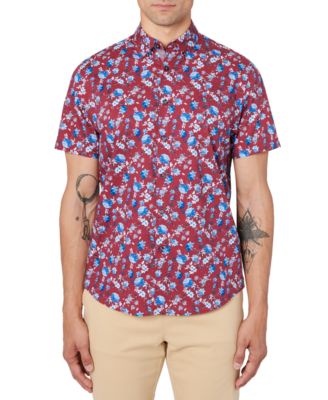 Tallia - Men's Slim-Fit Floral Shirt