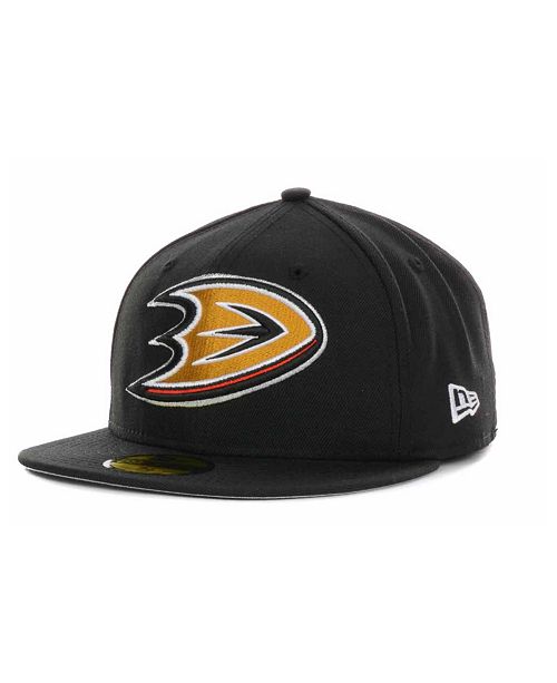 New Era Anaheim Ducks Basic 59FIFTY Cap Sports Fan Shop By Lids Men