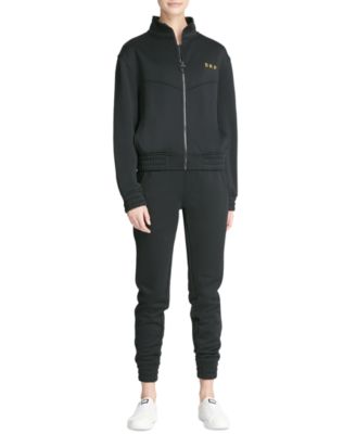 DKNY - Funnel-Neck Zip-Front Jacket