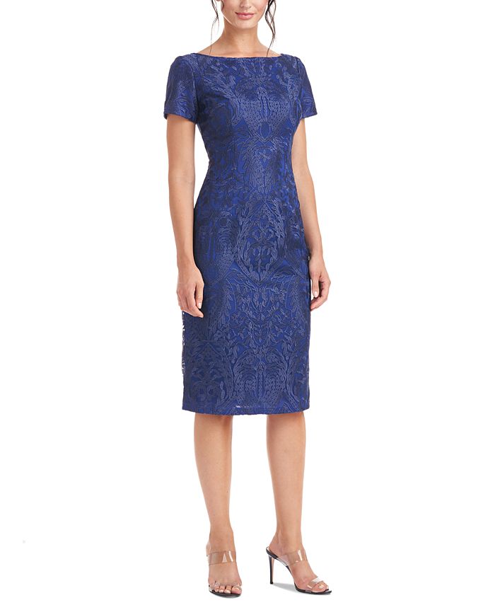 JS Collections Embroidered Sheath Dress Macy s