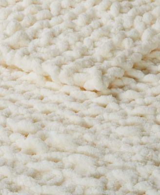 Chunky-Knit Chenille Throw, 50" x 60"