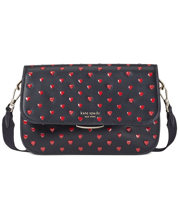 kate spade new york Buddie Heart Applique Leather Shoulder Bag & Reviews -  Handbags & Accessories - Macy's