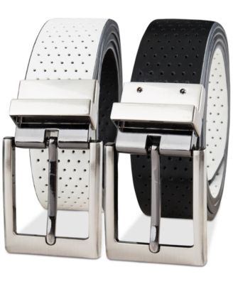 Alfani Men's Reversible Perforated Belt, Created for Macy's - Macy's
