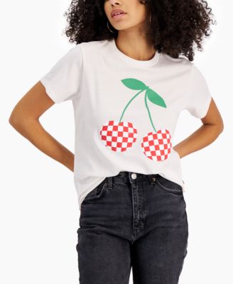 cherry graphic tee