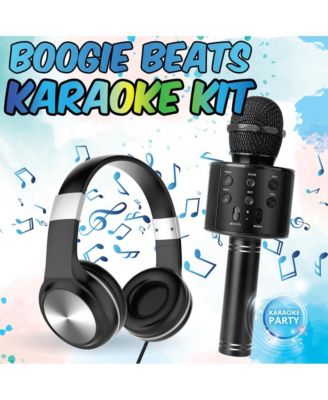Photo 1 of Gabba Goods Boogie Nights 2 Pc Set - Rhinestone Headphones with Matching Karaoke Bluetooth Speaker