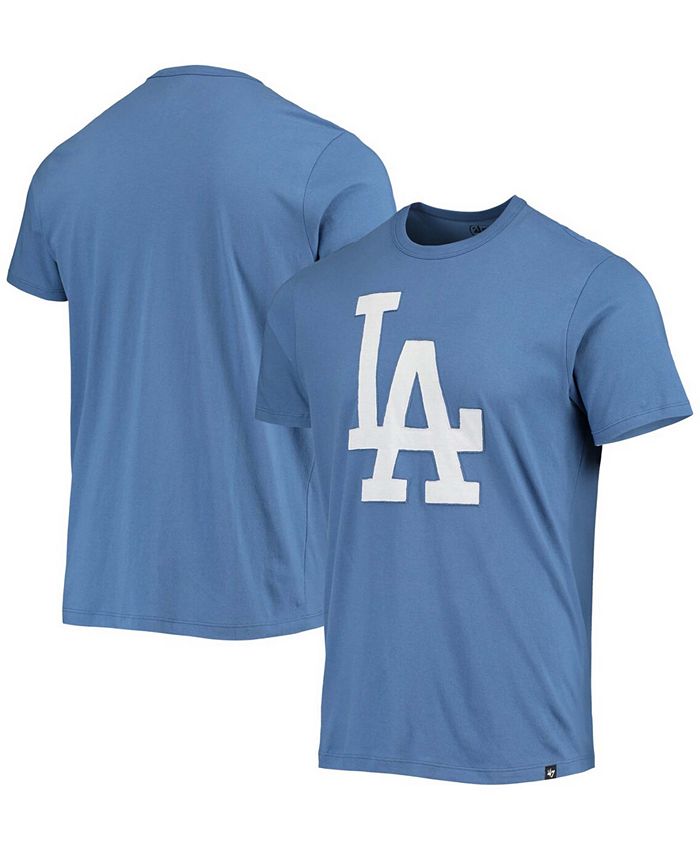 47 Brand, Shirts, 47 Brand Los Angeles Dodgers Blue Graphic Crew Neck Tee  Mens Large
