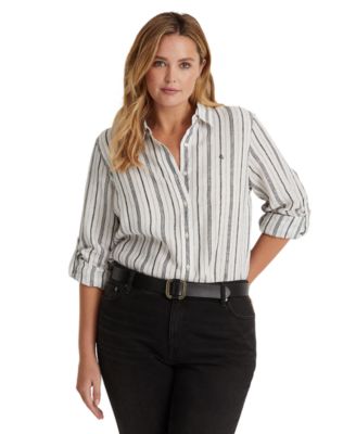 lauren plus size tops