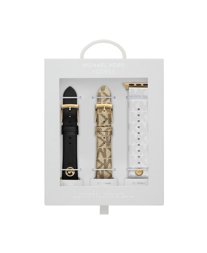 Michael Kors Multicolor Leather 38/40mm Apple Watch Band Interchangeable  Set & Reviews - All Fashion Jewelry - Jewelry & Watches - Macy's