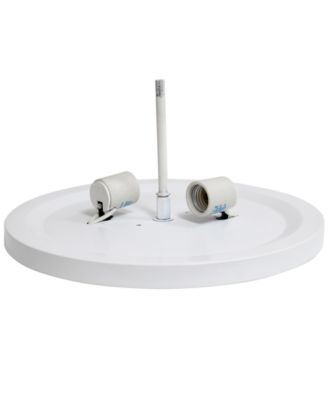 Crystal Glam 2 Light Ceiling Flush Mount, Pack of 2