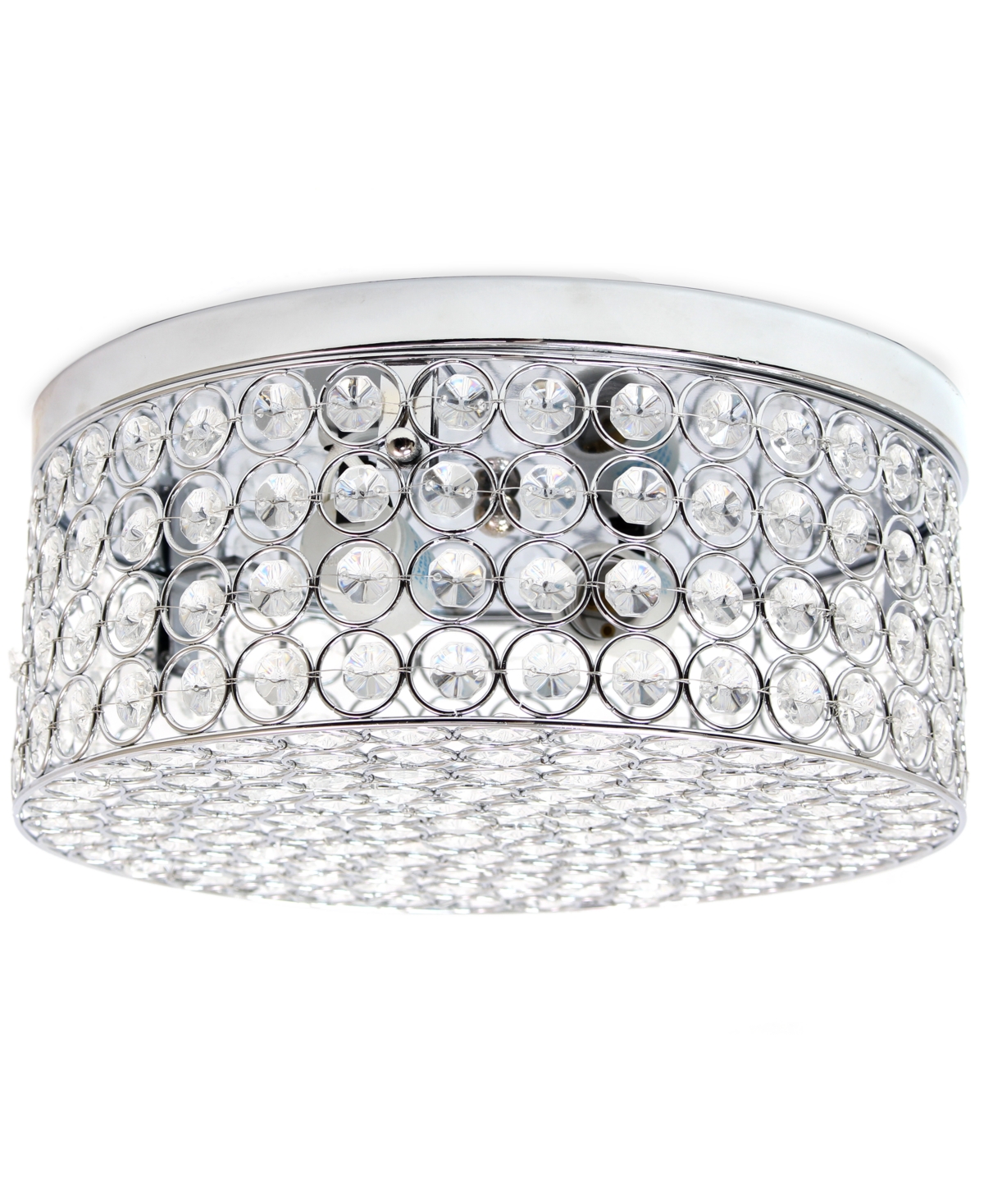 Lalia Home Glam 2 Light Round Flush Mount In Gold