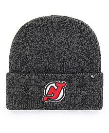 Men's Black New Jersey Devils Brain Freeze Cuffed Knit Hat