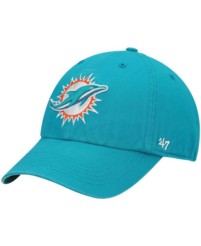 Mens '47 Brand White Miami Dolphins Franchise Fitted Hat