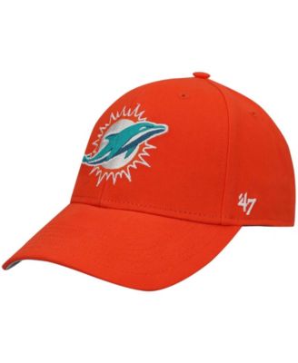 Boys Orange Miami Dolphins Basic Secondary MVP Adjustable Hat