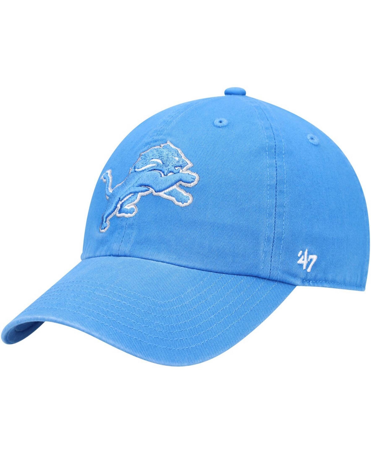 47 Brand Boys Blue Detroit Lions Basic Mvp Adjustable Hat In Blue