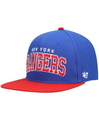 Men's Blue New York Rangers Captain Snapback Hat - Macy's