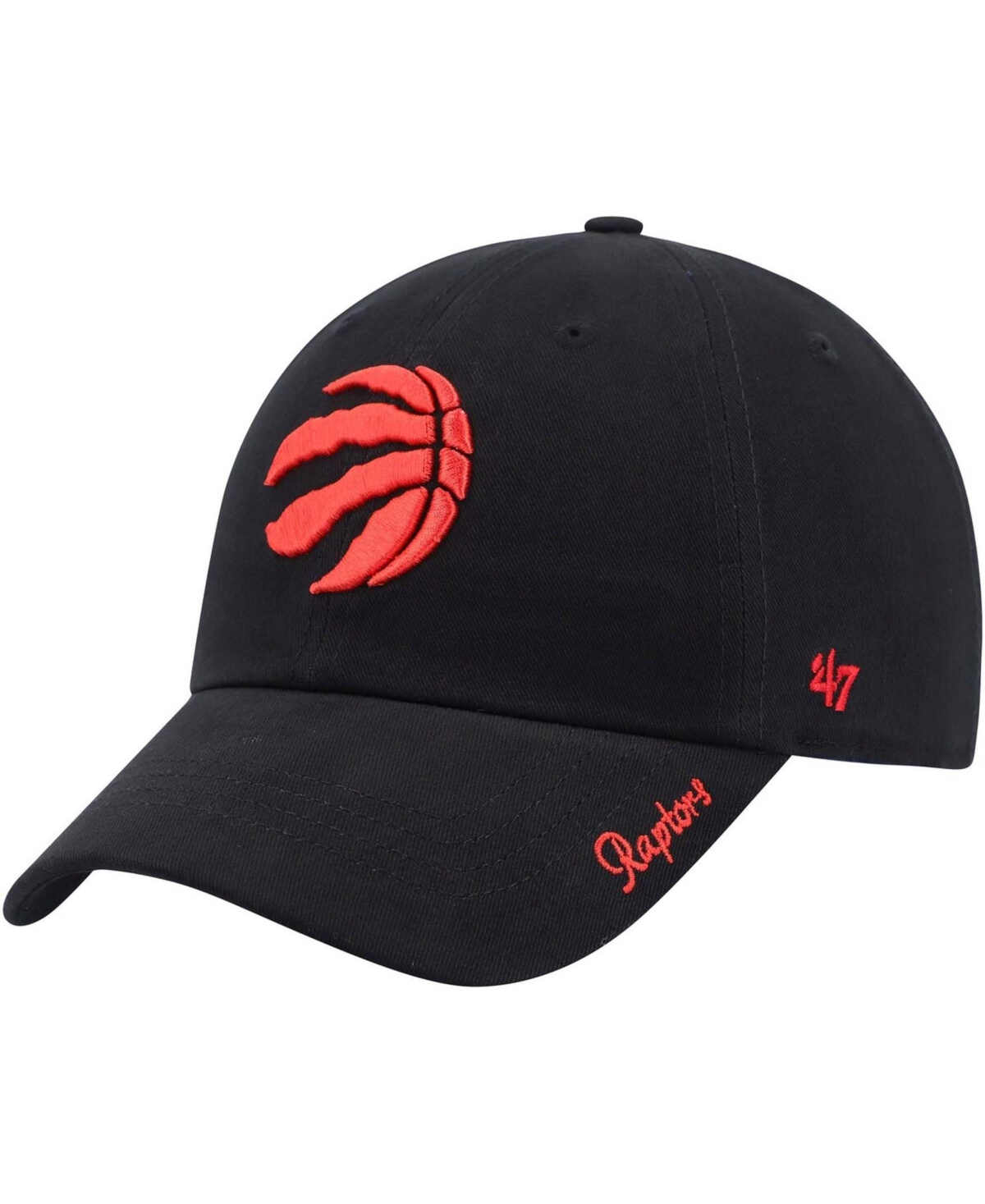 Women'sToronto Raptors Miata Clean Up Logo Adjustable Hat - Black