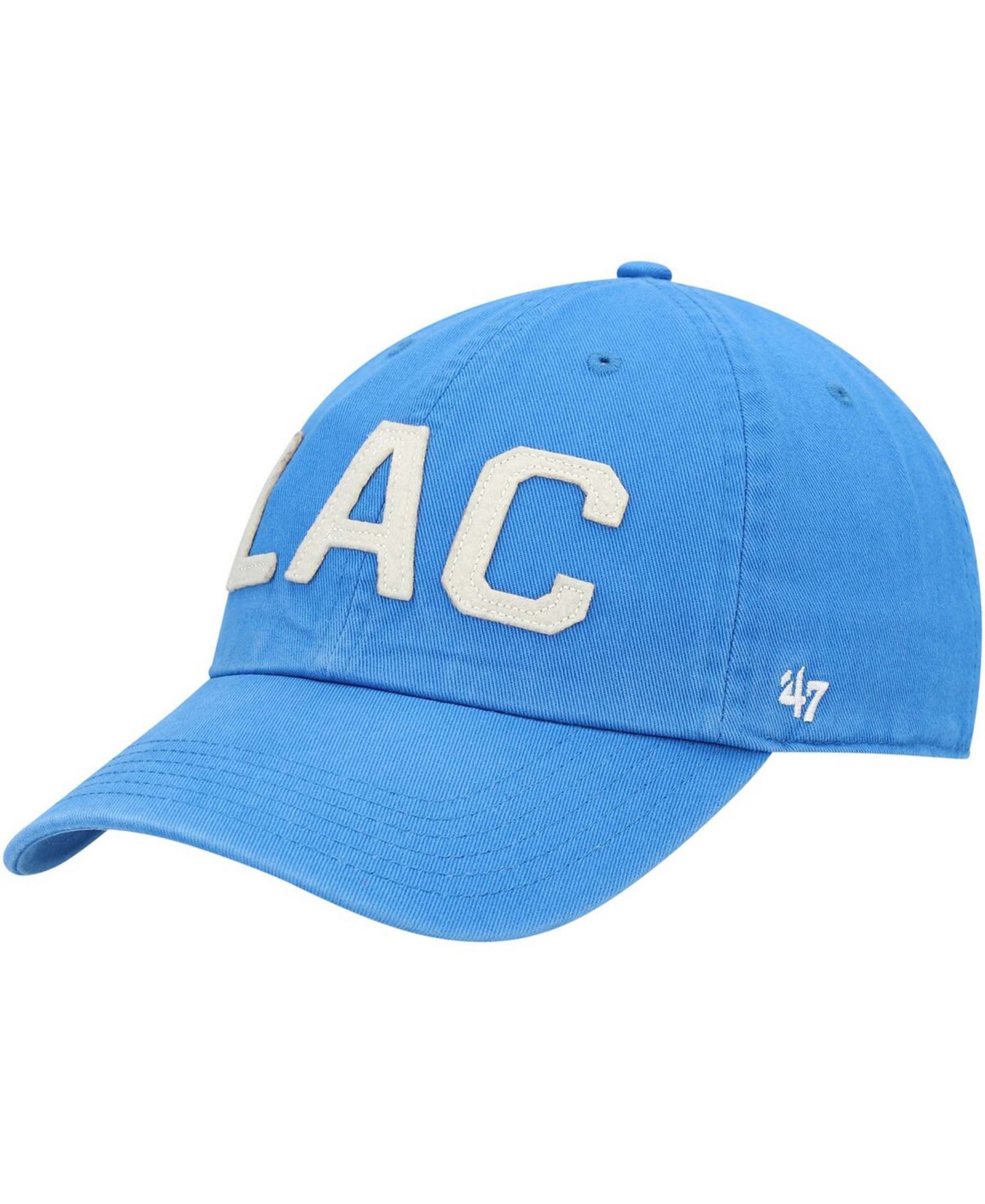 Женская кепка '47 Brand Powder Blue Los Angeles Chargers Finley Clean Up Adjustable Hat — фото 1
