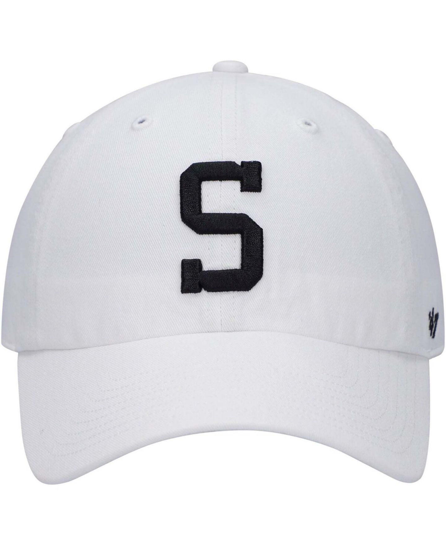 Мужская кепка '47 Brand White Pittsburgh Steelers Clean Up Adjustable Hat — фото 3
