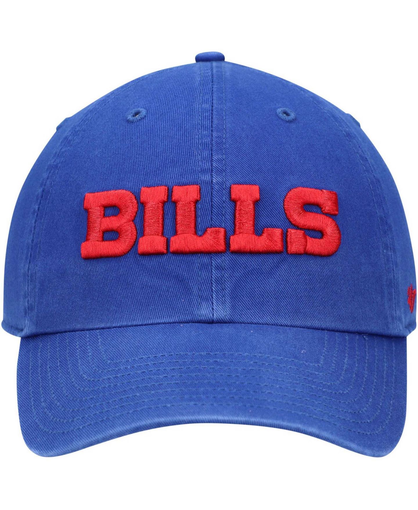 Мужская кепка '47 Brand Royal Buffalo Bills Clean Up Script Adjustable Hat — фото 3