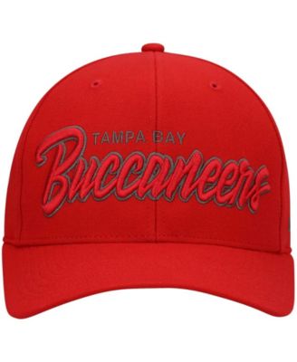 Men's Red Tampa Bay Buccaneers Street Script MVP Snapback Hat