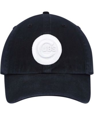 Men's Black Chicago Cubs Challenger Adjustable Hat