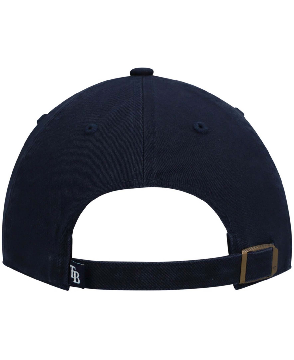 47 Brand Boys Navy Tampa Bay Rays Team Logo Clean Up Adjustable Hat In Navy