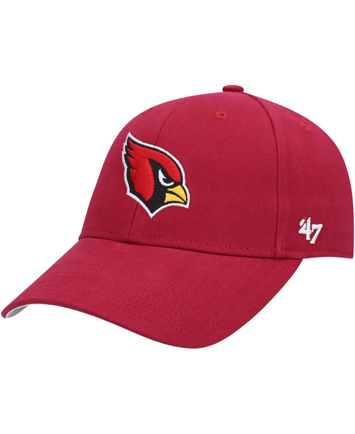 47 Brand Babies' Boys Cardinal Arizona Cardinals Basic Mvp Adjustable Hat
