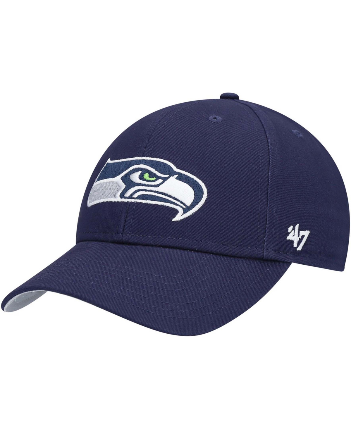 47 Brand Kids' Boys Navy Seattle Seahawks Basic Mvp Adjustable Hat