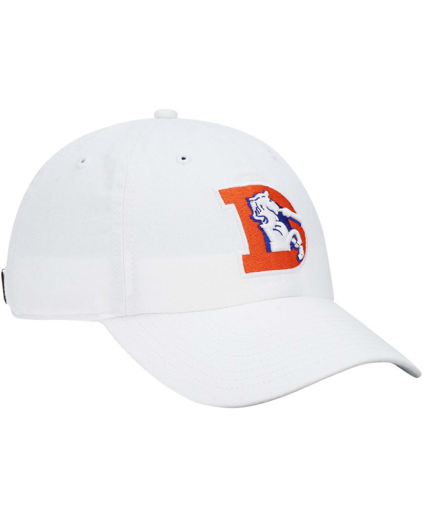 Мужская кепка '47 Brand White Denver Broncos Clean Up Legacy Adjustable Hat — фото 4