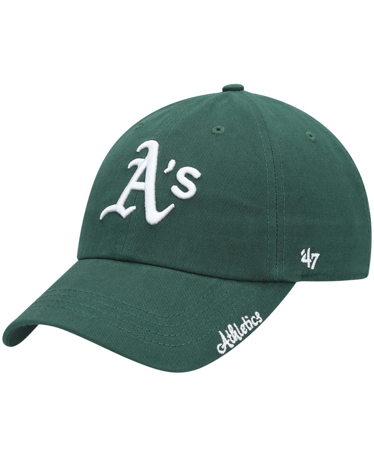 UPC 889313001160 product image for Women's Green Oakland Athletics Team Miata Clean Up Adjustable Hat | upcitemdb.com