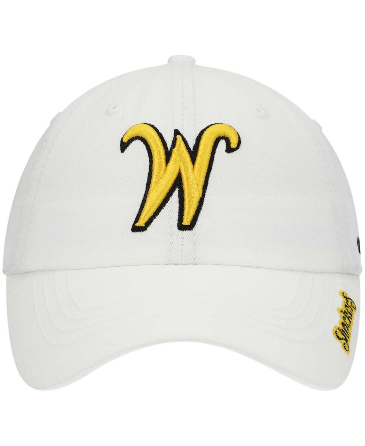 Женская кепка '47 Brand White Wichita State Shockers Miata Clean Up Adjustable Hat — фото 3