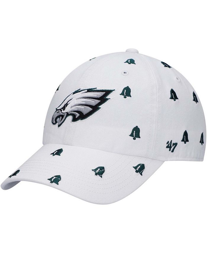 47 Brand Women's White Philadelphia Eagles Confetti Clean Up Liberty  Adjustable Hat - Macy's