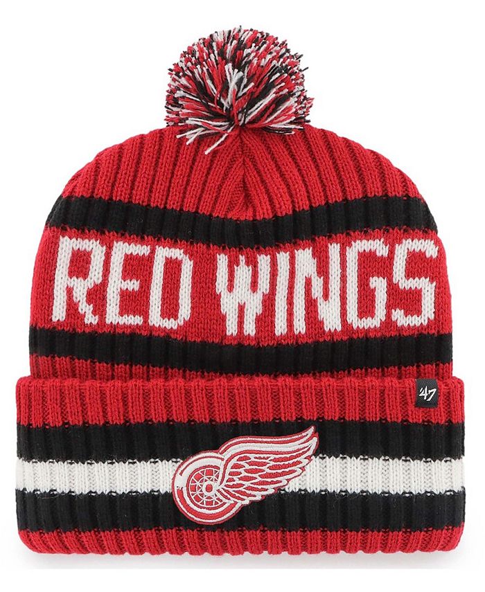 Detroit Red Wings Logo Stitched Knit Beanies- (01)