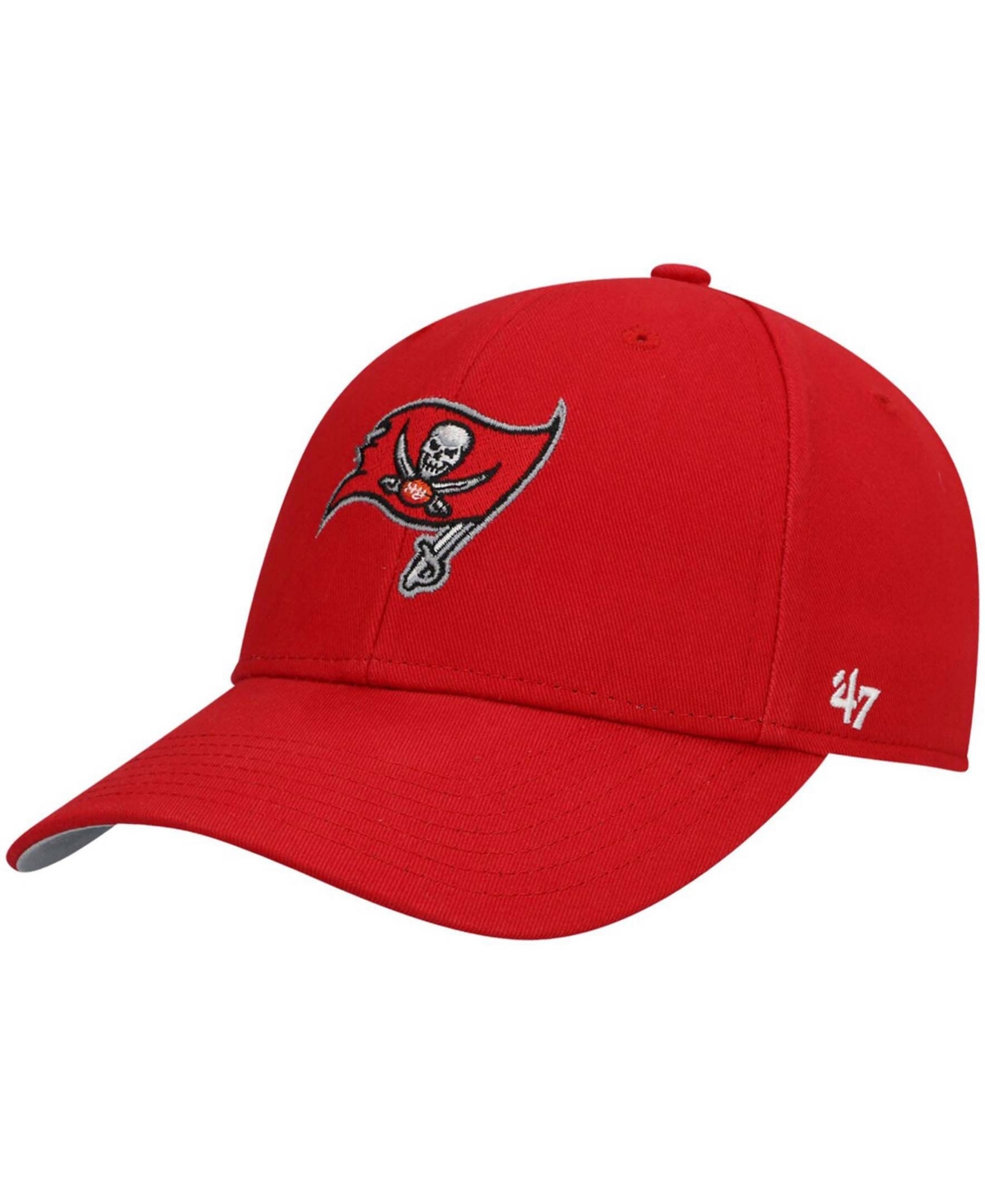 47 Brand Babies' Little Boys And Girls Red Tampa Bay Buccaneers Basic Team Mvp Adjustable Hat