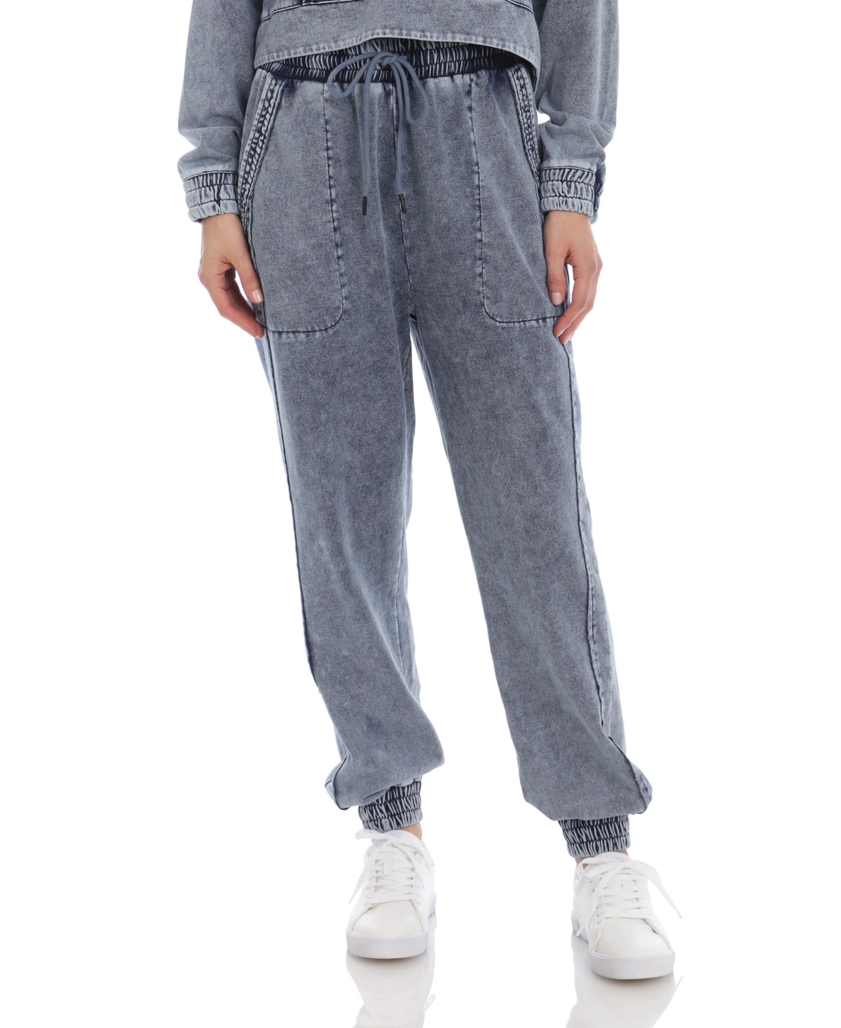  Avec Les Filles Women's Washed French Terry Joggers