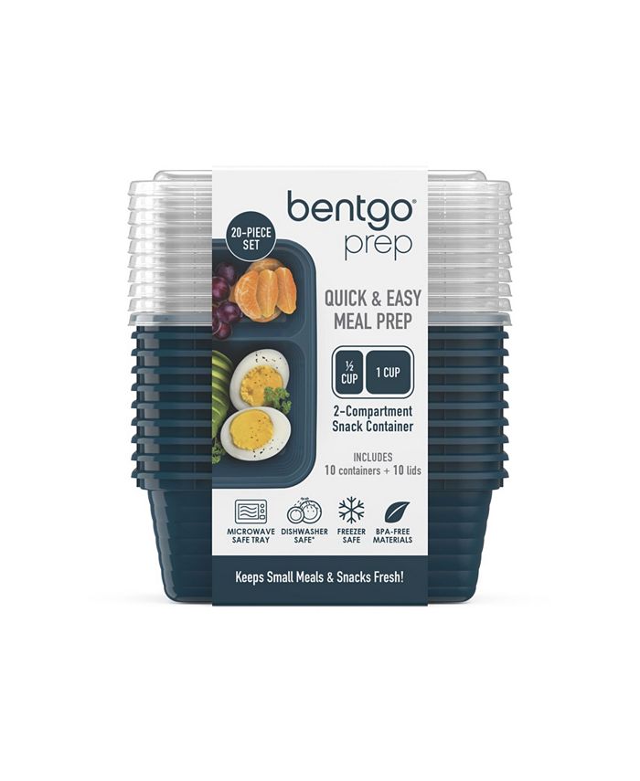Bentgo Meal Prep 2-compartment Container, Reusable, Durable